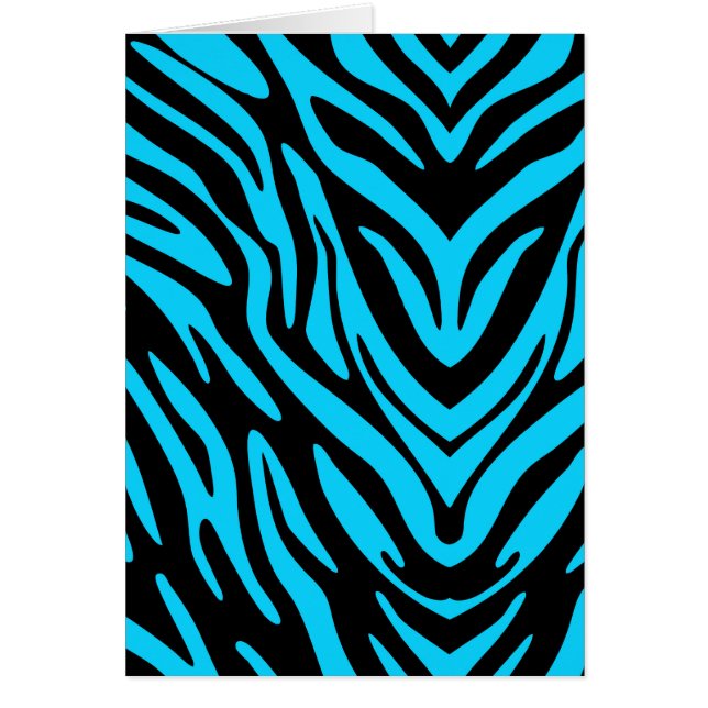 Abstrait bleu Zèbre (Devant)