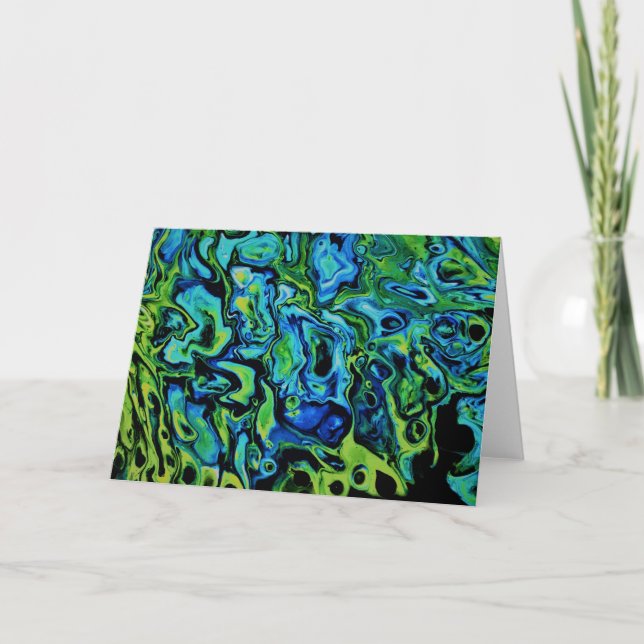 Abstrait Color Study 163, carte (Devant)