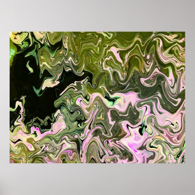 Abstrait Color Study 470, Poster (Devant)