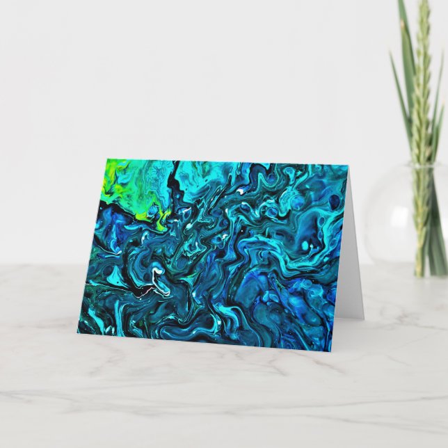 Abstrait Color Study 87, carte (Devant)