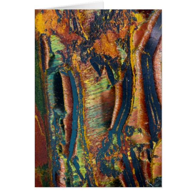 Abstrait coloré d'un œil de tigre (Devant)