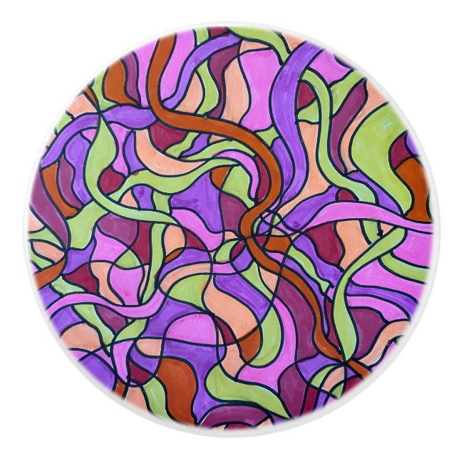 Abstrait Colorful 80's boutons inspirés (Devant)