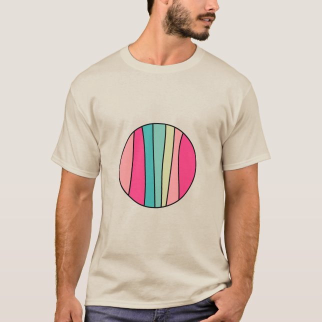 Abstrait couleur ronde 160422(02) T-shirt (Devant)