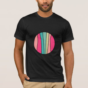 Abstrait couleur ronde 160422(02) T-shirt