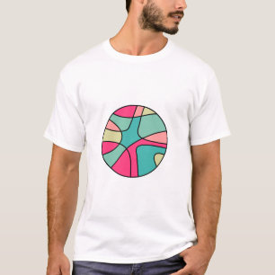 Abstrait couleur ronde 160422(04) T-shirt
