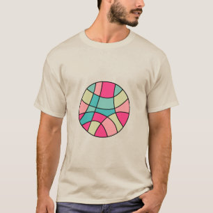 Abstrait couleur ronde 160422(07) T-shirt