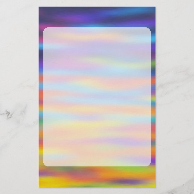 Abstrait Desert Sunset Sky Artwork (Devant)