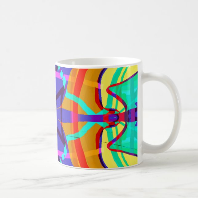 Abstrait et dans la tasse de couleur (Droite)