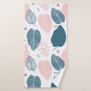 Abstrait feuille tropical moderne motif