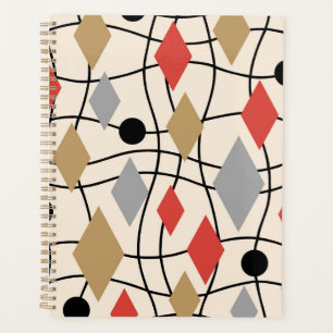 Abstrait géométrique moderne du milieu du siècle