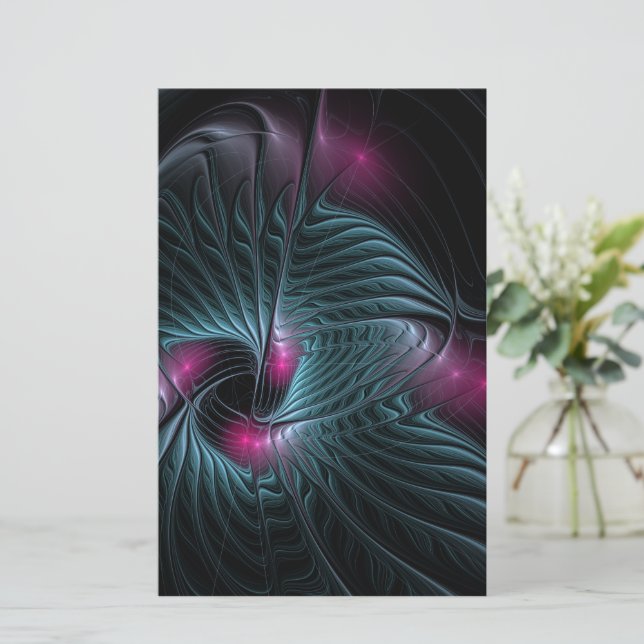 Abstrait Imaginaire coloré fractal (Debout devant)