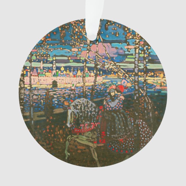 Abstrait Kandinsky équitation Couple coloré (devant)