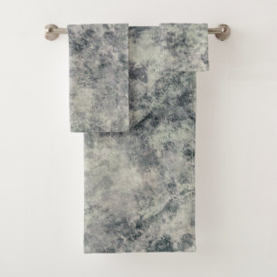 Abstrait Moderne Texturé Vert Sauge Lavande Gris