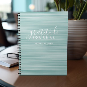 Abstrait Motif Gratitude Journal peut éditer turqu
