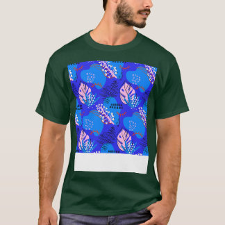 Abstrait motif tropical TShirt