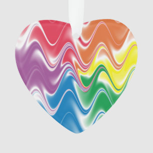 Abstrait Multicolore Ondulé