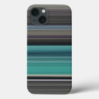 Abstrait n° 1 : coque iphone Coque-mat Turquoise e