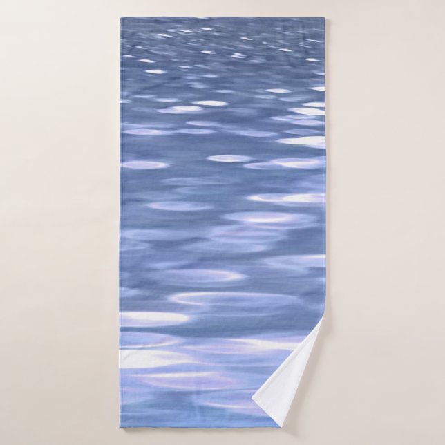 Abstrait n° 3 : Brillant bleu poudre (Serviette de bain)