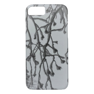 Abstrait Nature Tree Neige iPhone / coque ipad