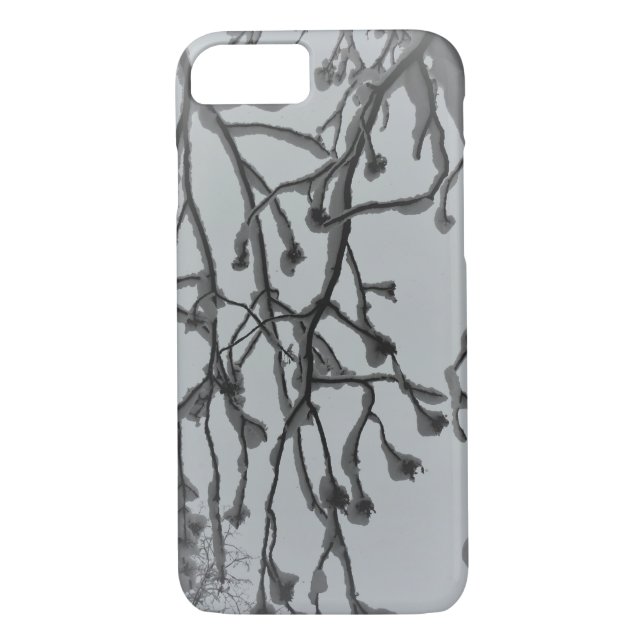 Abstrait Nature Tree Neige iPhone / coque ipad (Dos)