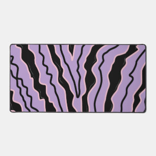 Abstrait noir violet marbre Boho Super Motif