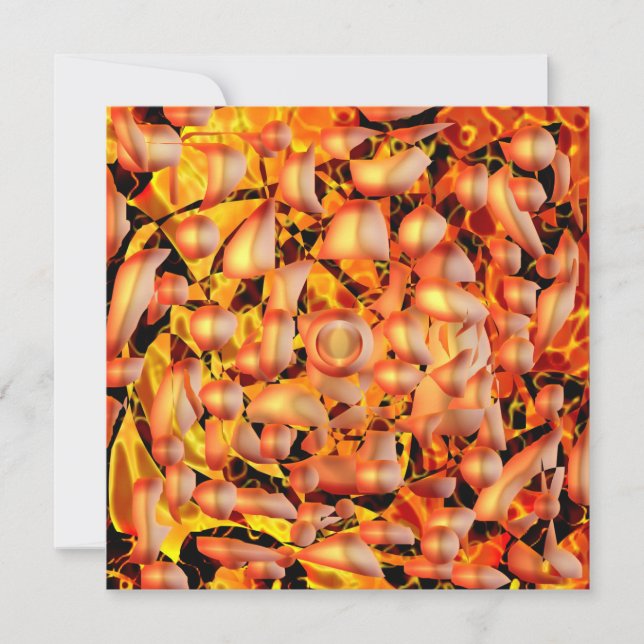 Abstrait orange (Devant)