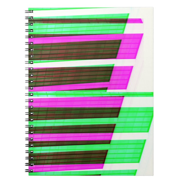 Abstrait Piano Key Art Colorful Journal Carnet (Devant)