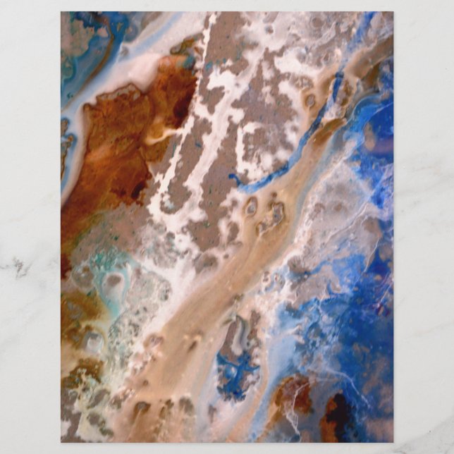 Abstrait plage de sable motif motif en mousse d'ea (Devant)