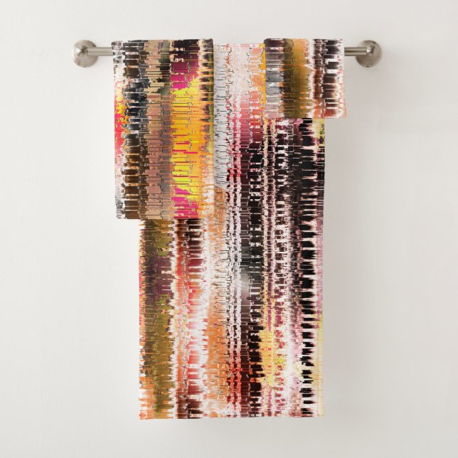 Abstrait rayé de papier découpé (En situation)