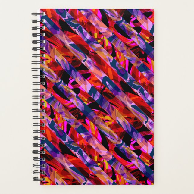 Abstrait sans couture brosse trait moderne multico (Devant)