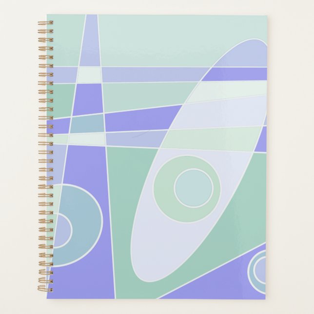 Abstrait Surf Pastel Purple Green (Devant)