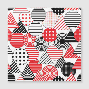 Abstrait vintage : points et bandes