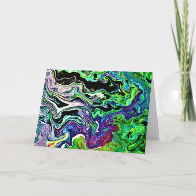 Abstraite Color Study 174, carte (Devant)