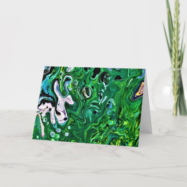 Abstraite Color Study 175, carte (Devant)