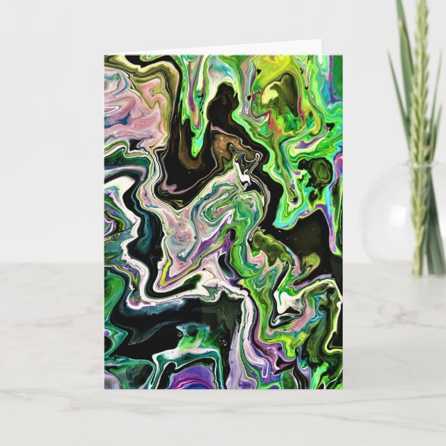 Abstraite Color Study 178, carte (Devant)