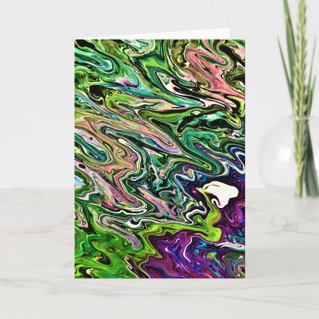 Abstraite Color Study 184, carte (Devant)