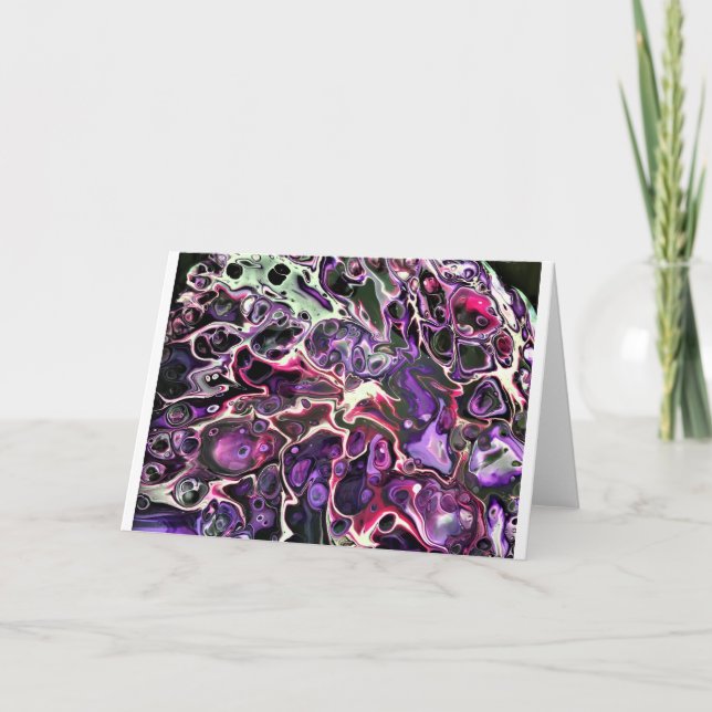 Abstraite Color Study 189, carte (Devant)