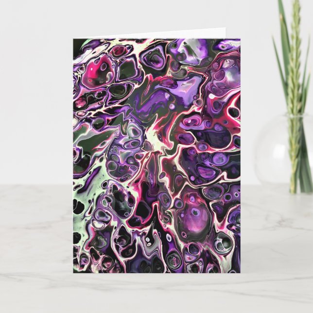 Abstraite Color Study 189, carte (Devant)