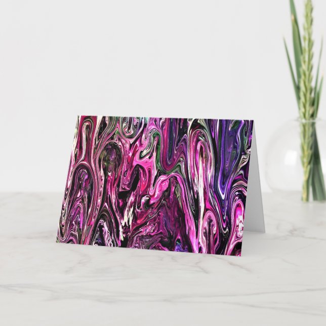 Abstraite Color Study 214, carte (Devant)