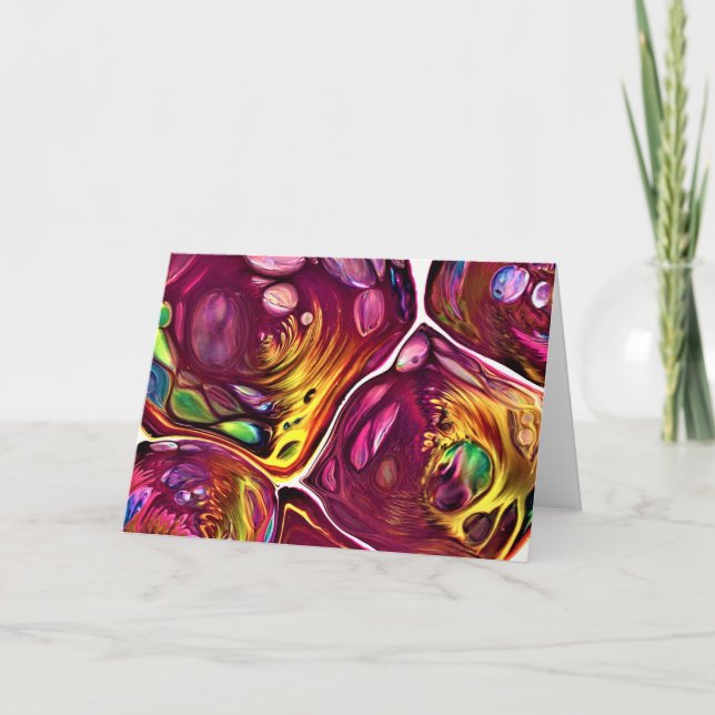 Abstraite Color Study 219, carte (Devant)