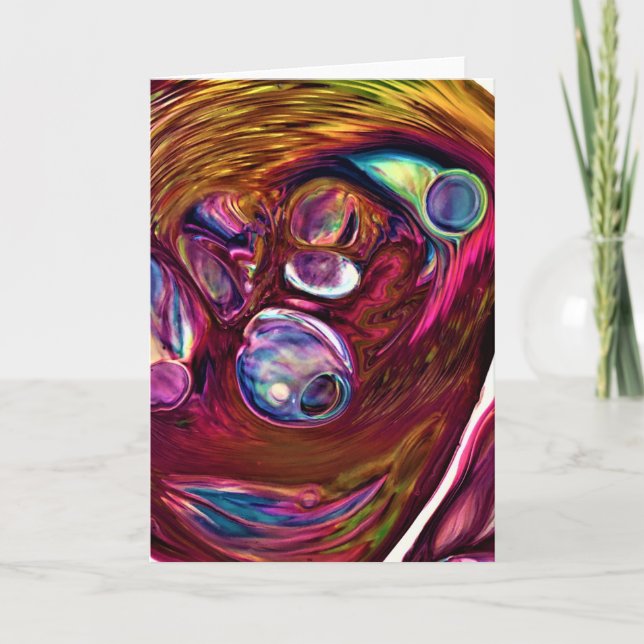 Abstraite Color Study 221, carte (Devant)