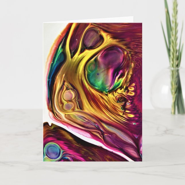 Abstraite Color Study 222, carte (Devant)