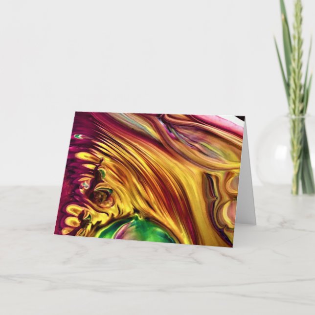 Abstraite Color Study 223, carte (Devant)