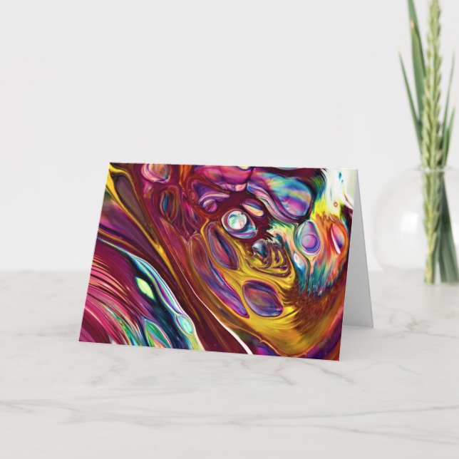 Abstraite Color Study 225, carte (Devant)