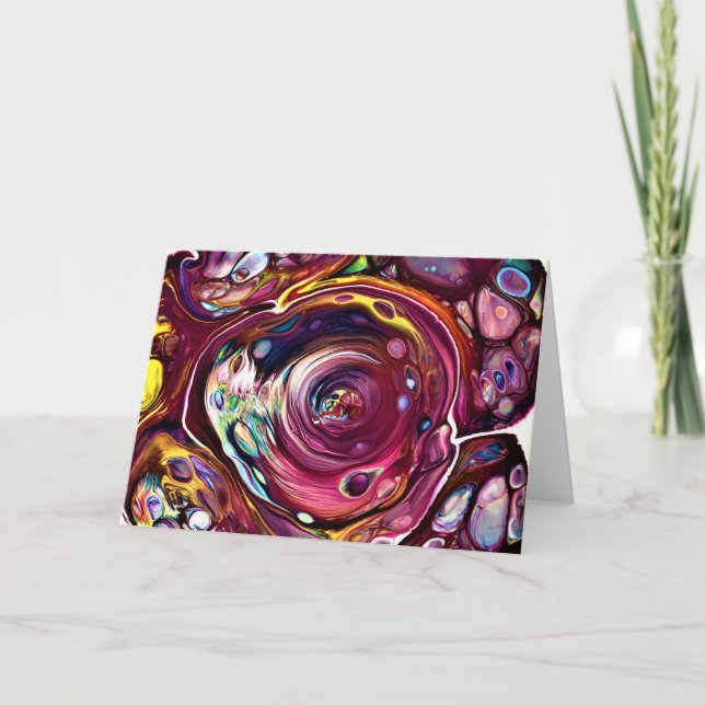 Abstraite Color Study 228, carte (Devant)