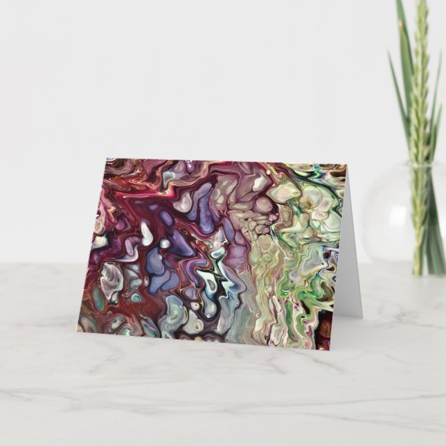 Abstraite Color Study 232, carte (Devant)