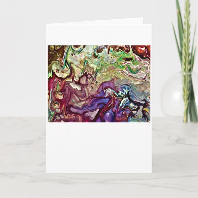 Abstraite Color Study 233, carte (Devant)