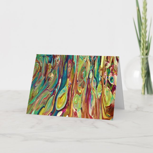 Abstraite Color Study 236, carte (Devant)