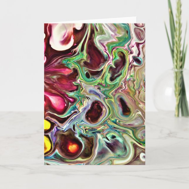 Abstraite Color Study 237, carte (Devant)