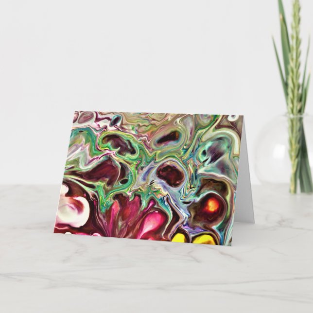 Abstraite Color Study 237, carte (Devant)